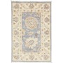 Tappeto Zigler Fine Pakistan Floreale Blu Cielo Avorio Crema