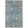 Tappeto Zigler Fine Pakistan Floreale Blu Petrolio Arancio O