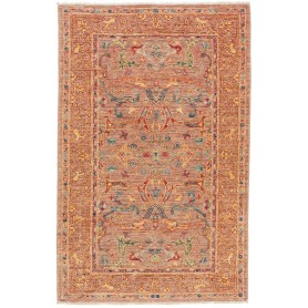 Tappeto Zigler Fine Pakistan Floreale Terracotta Ruggine Bei