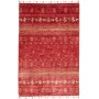 Tappeto Siva Pakistan Geometrico Rosso Terracotta Beige Blu