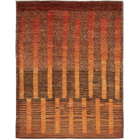 Tappeto Berbero Pakistan Astratto Arancio Terracott