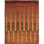 Tappeto Berbero Pakistan Astratto Arancio Terracott