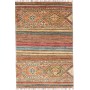 Tappeto Rubin Pakistan Astratto Terracotta Rosso Oro Blu Ver