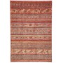 Tappeto Samarkand Pakistan Geometrico Rosso Terracotta Giall
