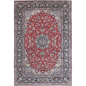 Tappeto Nadjafabad Persia Floreale Rosso Rubino Blu Notte Cr