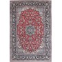 Tappeto Nadjafabad Persia Floreale Rosso Rubino Blu Notte Cr