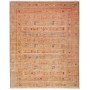 Tappeto Rubin Pakistan Astratto Terracotta Arancio Bruciato