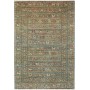 Tappeto Rubin Pakistan Astratto Verde Teal Rosso Terracotta