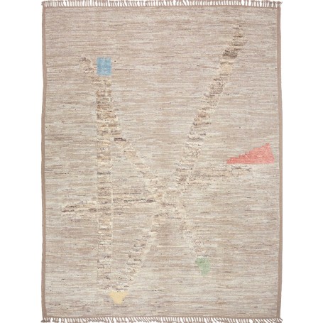 Tappeto Berbero Pakistan Geometrico Beige Sabbia Bl