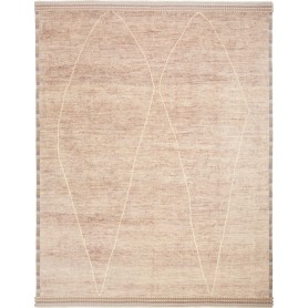 Tappeto Berbero Pakistan Astratto Beige Sabbia Crem
