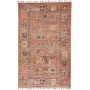 Tappeto Rubin Pakistan Geometrico Marrone Rossiccio Terra Co