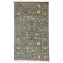 Tappeto Rubin Pakistan Astratto Verde Acqua Scuro Blu Cobalt