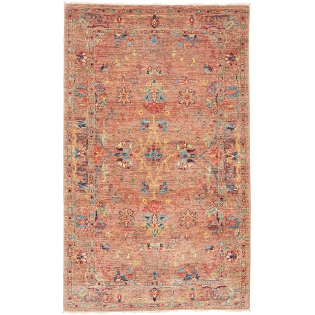 Tappeto Zigler Fine Pakistan Floreale Terracotta Ruggine Blu