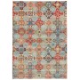 Tappeto Shahi Fine Pakistan Geometrico Rosso Mattone Blu Azz