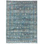 Tappeto Rubin Pakistan Geometrico Blu Petrolio Multicolore B