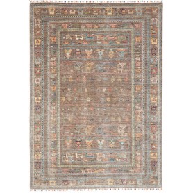 Tappeto Rubin Pakistan Geometrico Marrone Sabbia Multicolore