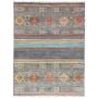 Tappeto Rubin Pakistan Astratto Blu Arancione Giallo Terraco
