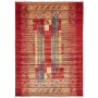 Tappeto Siva Pakistan Geometrico Rosso Oro Blu Beige 210x297