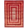 Tappeto Siva Pakistan Astratto Rosso Arancio Beige Blu Verde