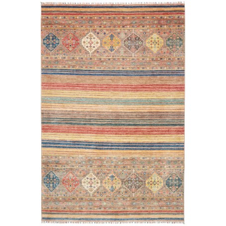 Tappeto Rubin Pakistan Geometrico Beige Marrone Terracotta B
