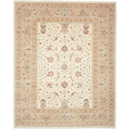Tappeto Zigler Fine Pakistan Medaglione Crema Avorio Beige R