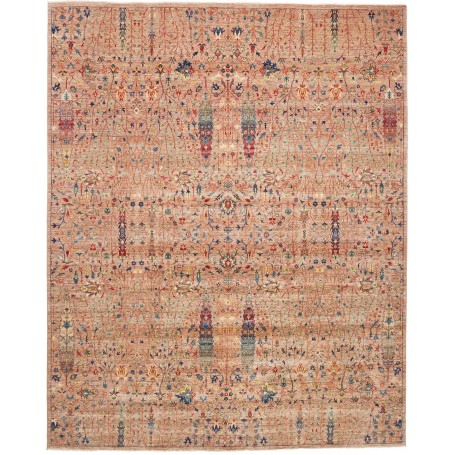 Tappeto Shahi Fine Pakistan Floreale Pesca Terracotta Multic