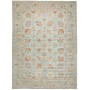 Tappeto Shahi Fine Pakistan Geometrico Verde Acqua Tenue 308