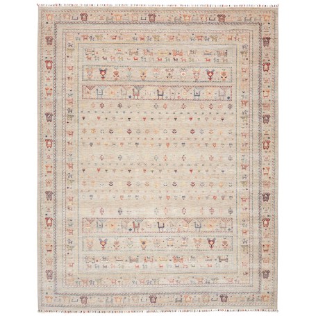 Tappeto Rubin Pakistan Geometrico Beige Naturale Ruggine Ter