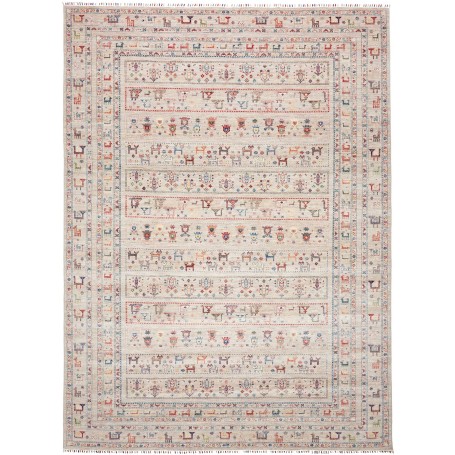 Tappeto Rubin Pakistan Astratto Avorio Multicolore 248x342 C