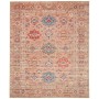 Tappeto Kazak Fine Pakistan Geometrico Marrone Terra Blu Ros