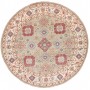 Tappeto Kazak Afghanistan Medaglione Beige Rosso Blu Crema A