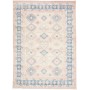 Tappeto Kazak Afghanistan Geometrico Crema Blu Chiaro Rosa T