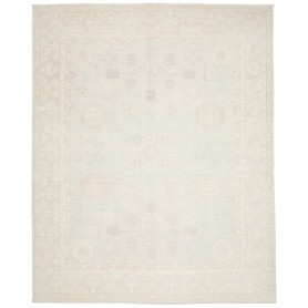 Tappeto Zigler Fine Pakistan Geometrico Azzurro Chiara Crema