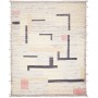 Tappeto Berbero Pakistan Astratto Panna Crema Beige
