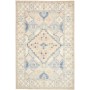 Tappeto Kazak Afghanistan Geometrico Crema Blu 198x301 cm