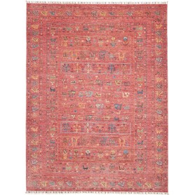 Tappeto Rubin Pakistan Geometrico Terracotta Blu 176x235 cm