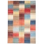 Tappeto Mosaic Pakistan Geometrico Blu Rosso 192x293 cm