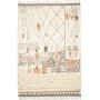 Tappeto Berbero Pakistan Geometrico Bianco Crema 17