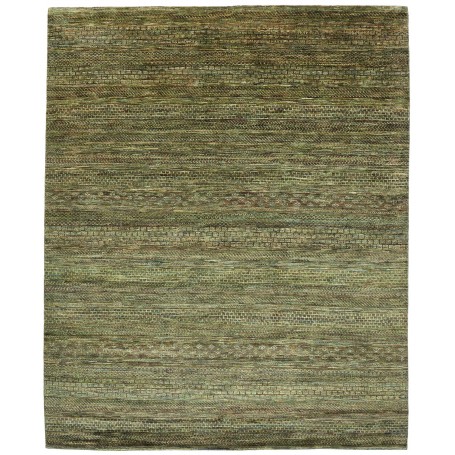 Tappeto Royal Gabbeh Pakistan Astratto Verde Oliva Marrone 2