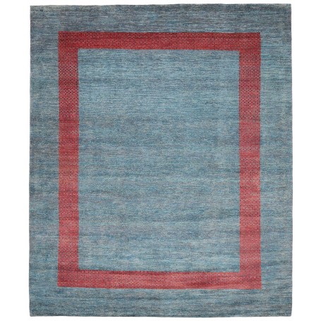 Tappeto Royal Gabbeh Pakistan Geometrico Blu-verde Rosso Mat
