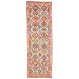 Tappeto Kilim Afghanistan Geometrico Multicolore 83x241 cm