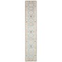 Tappeto Kazak Afghanistan Geometrico Blu Cielo Crema 65x362