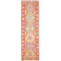 Tappeto Kilim Afghanistan Geometrico Terracotta Blu Chiaro 8