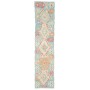 Tappeto Kilim Afghanistan Geometrico Azzurro Turchese 53x241