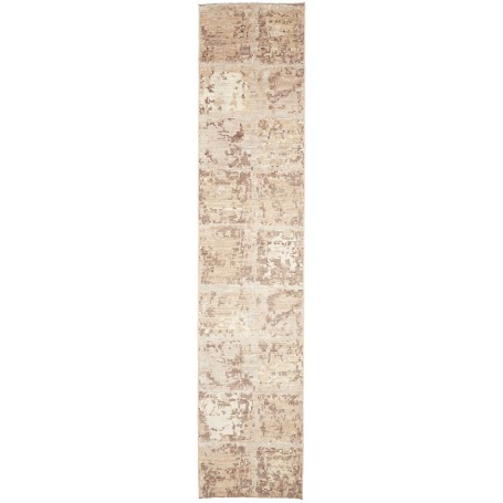 Tappeto Berbero Pakistan Astratto Beige Crema 81x39