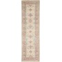 Tappeto Kazak Afghanistan Astratto Verde Salvia Rosa Antico