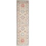 Tappeto Kazak Afghanistan Astratto Grigio Verde Chiaro Blu R