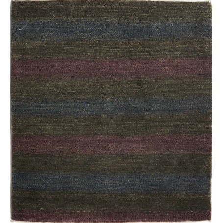 Tappeto Royal Gabbeh Pakistan Astratto Verde Oliva Blu Petro