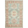 Tappeto Kazak Afghanistan Geometrico Azzurro Acqua Terracott