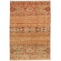 Tappeto Rubin Pakistan Astratto Arancione Terracotta Caldo 1
